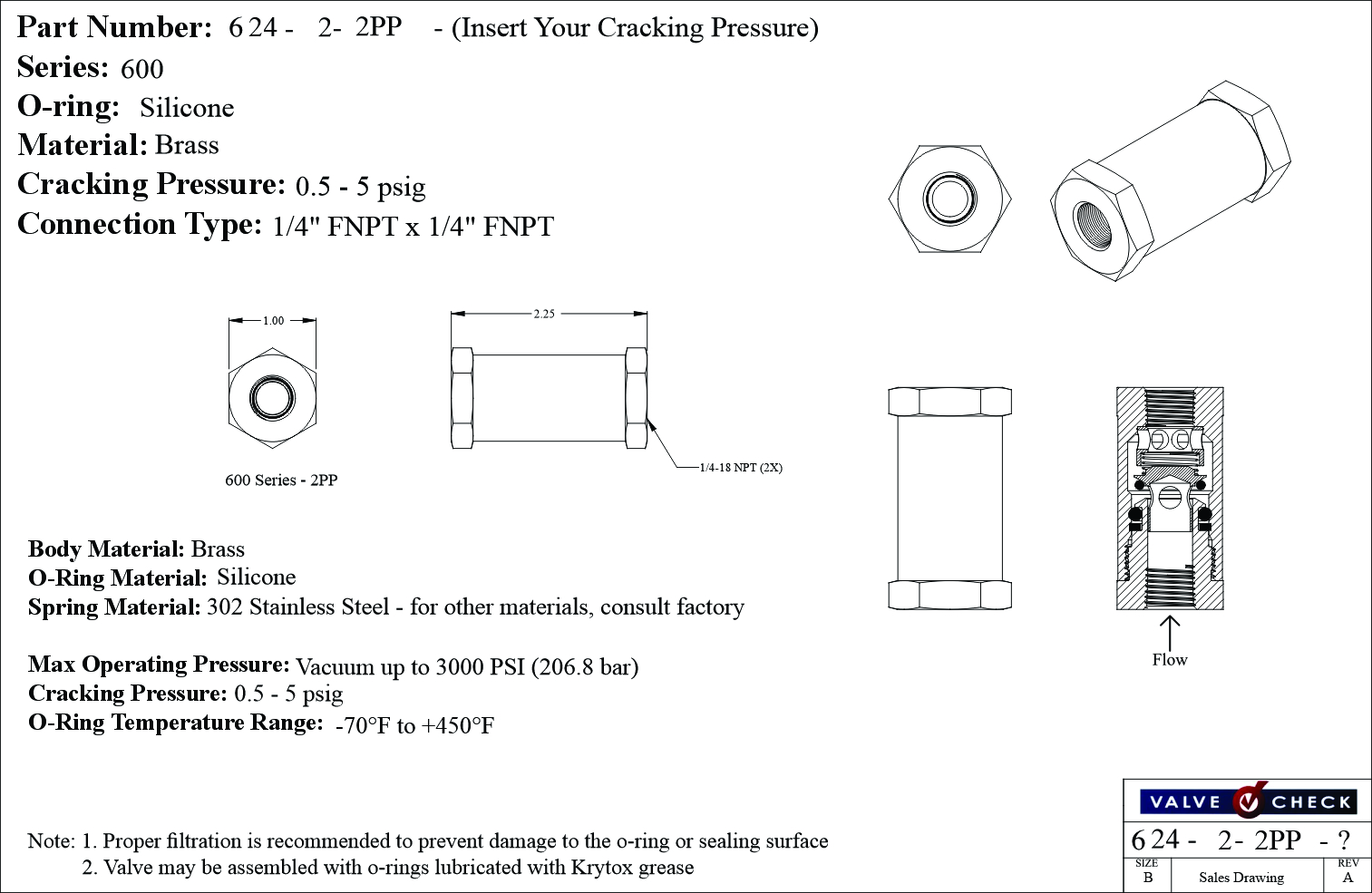 624-2-2PP - Valve Check Inc